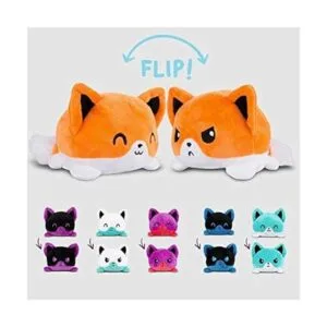 TeeTurtle El peluche reversible original de zorro Diseño_4