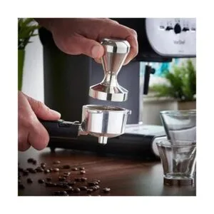 Tamper de café 1.929 in prensa de café espresso acero_6