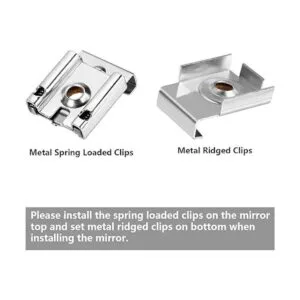 Clips de montaje de espejo con resorte para colgar espejo_4