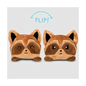 TeeTurtle El peluche reversible original de mapache_2