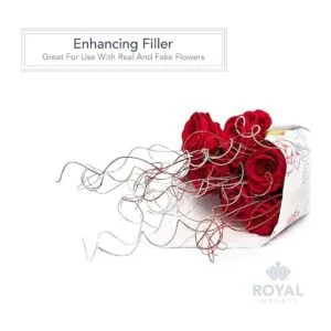 Royal Imports Llenador de jarrón rizado con purpurina_5