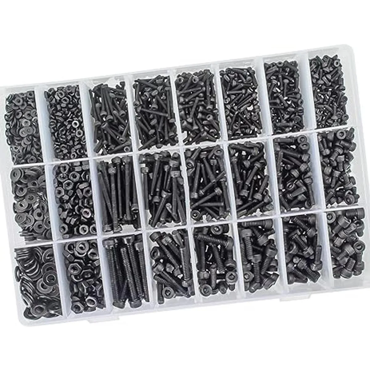 M2 M3 M4 Tornillos de aleación de acero y 1200 unidades_5