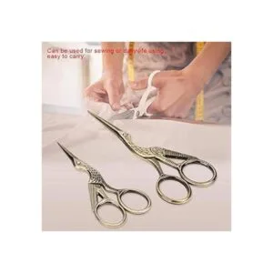 Tijeras de costura vintage con forma de cigeña tijeras_2