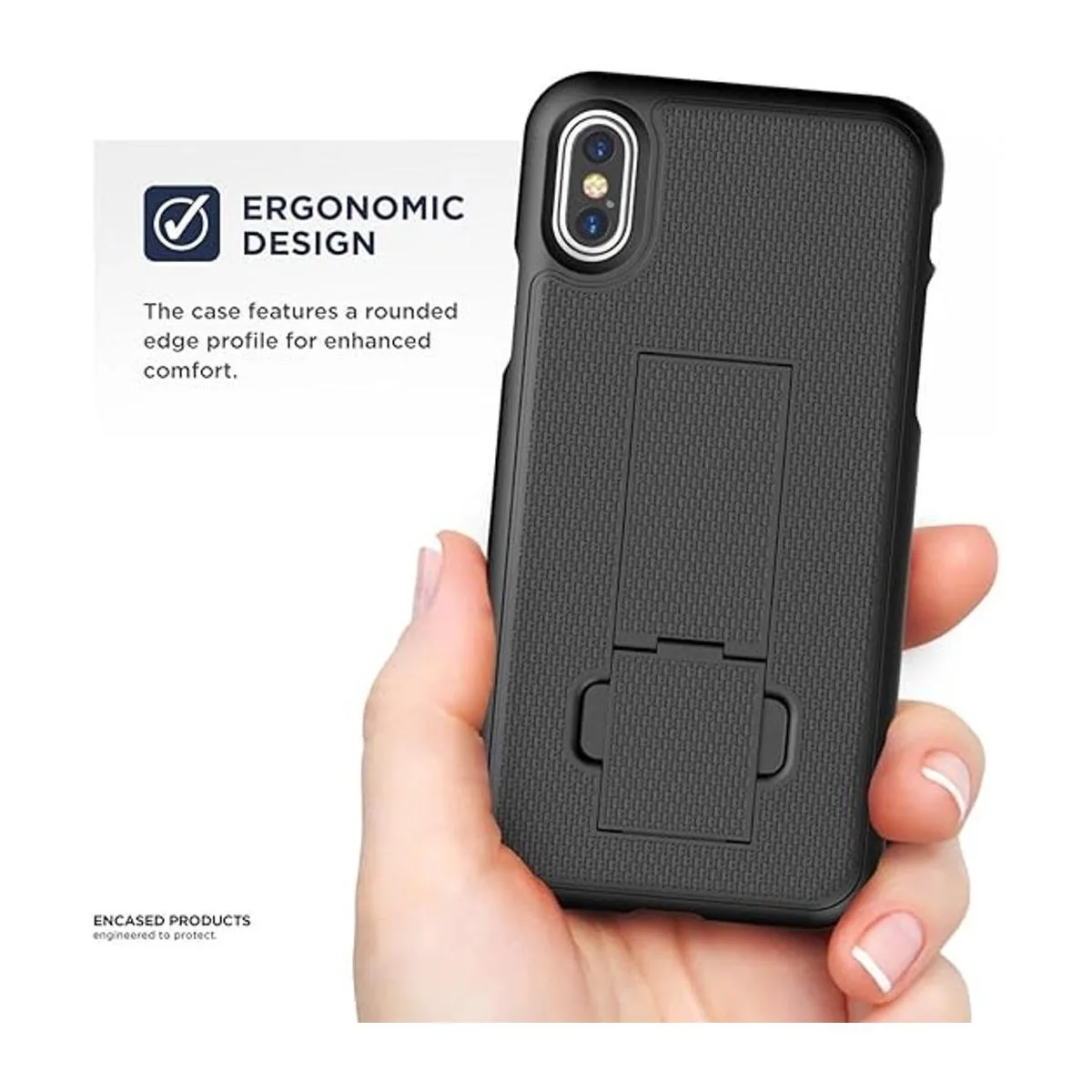 Encased DuraClip Funda para cinturón para Apple iPhone Xs_5
