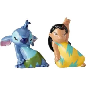 Enesco Lilo and Stitch Saleros de cerámica y pimienta_2