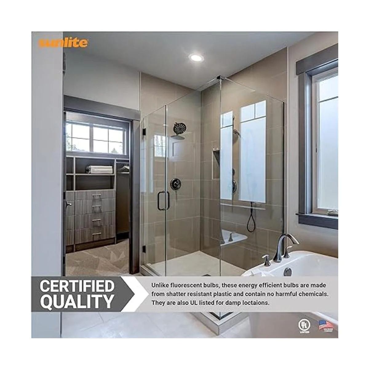 Sunlite 85431SU Bombilla LED PLV con enchufe vertical 7_5