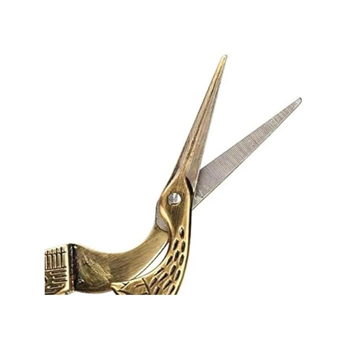 Tijeras de costura vintage con forma de cigeña tijeras_7