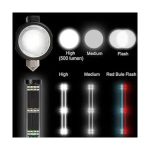 Lebote Linterna táctica de energía solar linterna_2