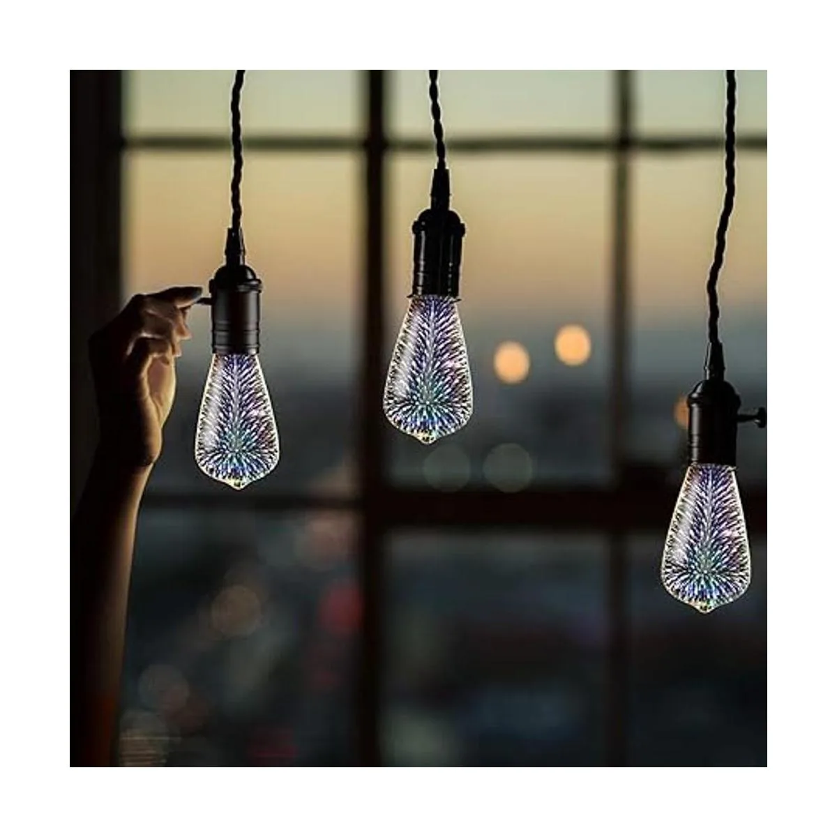 Feit Electric Infinity 3D Fireworks Bombilla LED ST19_4