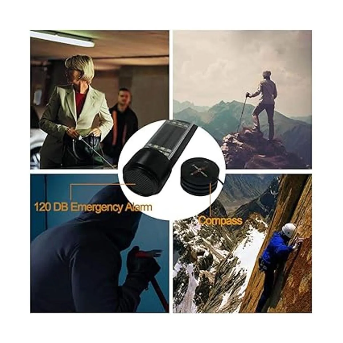 Lebote Linterna táctica de energía solar linterna_4