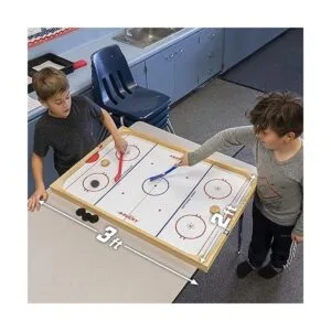 GoSports Juego de hockey Ice Pucky de madera para niños y_5