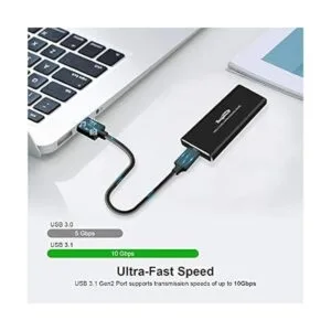 Rongdeson M.2 NVME adaptador de gabinete SSD Negro_5