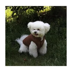 JoyDaog Chaqueta de forro polar para perro 2 capas para_6