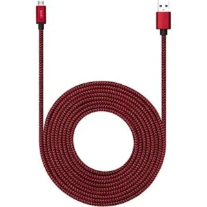 Cable micro USB de 15 pies con carga rápida 3A extra_1