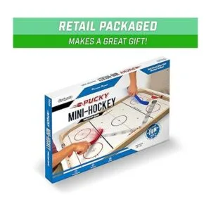 GoSports Juego de hockey Ice Pucky de madera para niños y_6