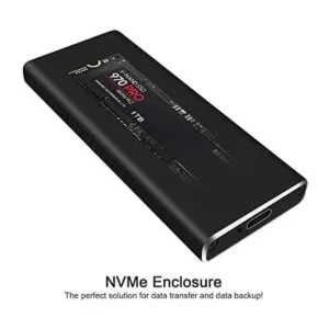 Rongdeson M.2 NVME adaptador de gabinete SSD Negro_3