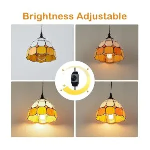 Stepeak Tiffany Lámpara colgante colgante Mini lámpara_2