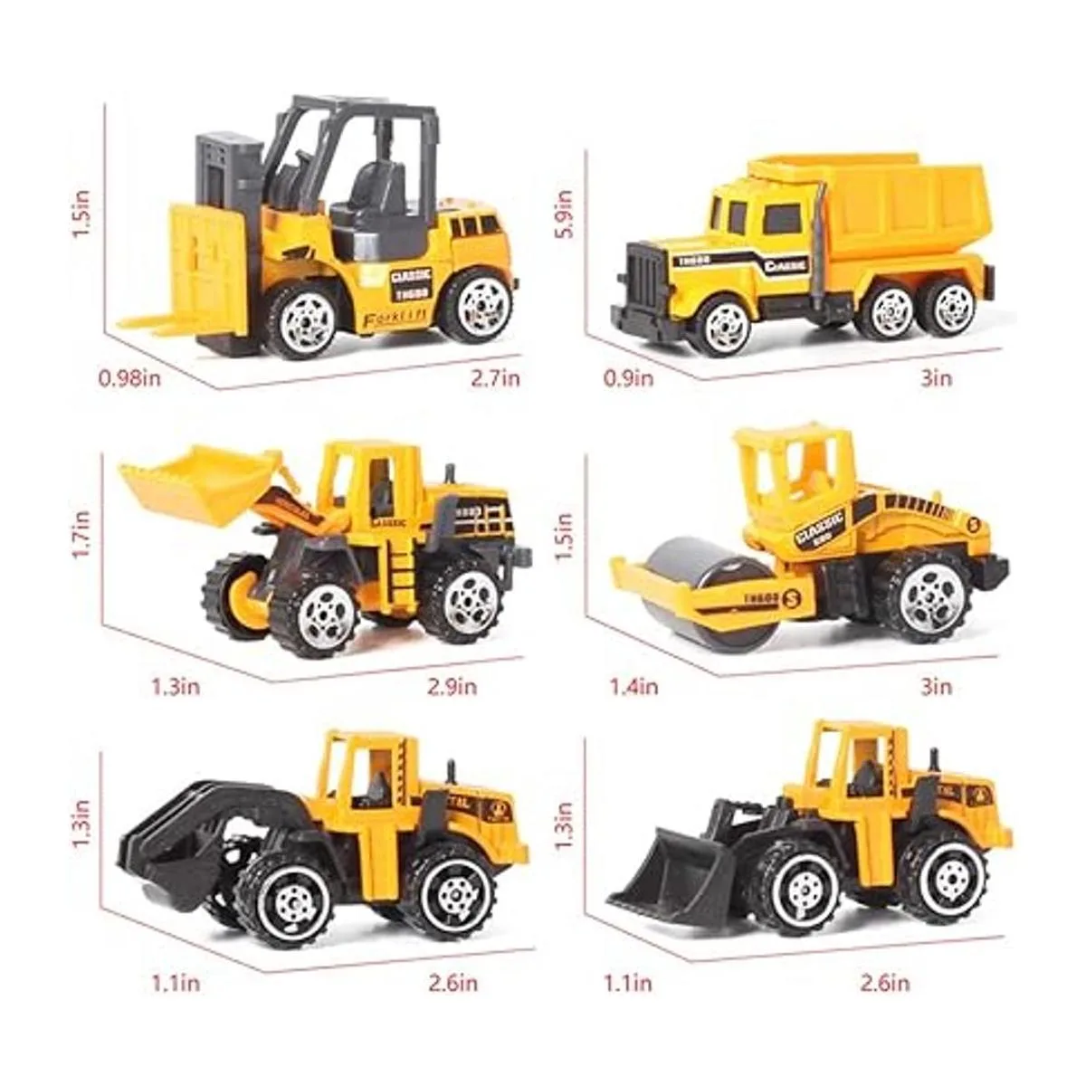 Jenilily Juguetes de construcción para camiones de_3