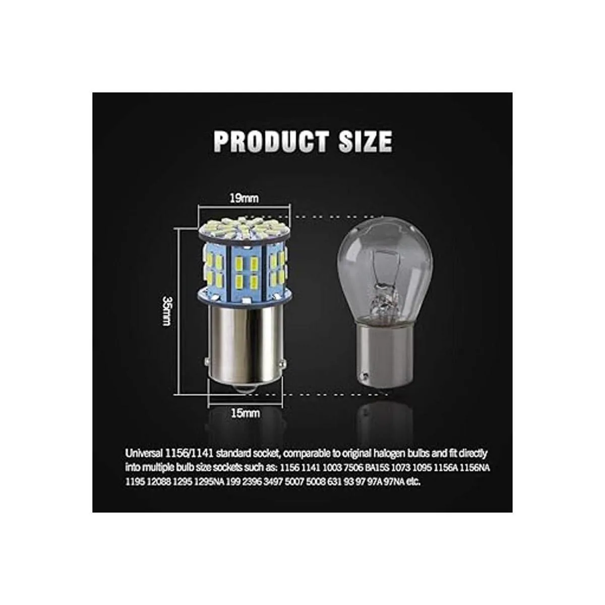 Antline 1156 1141 1003 7506 BA15S Bombillas LED de color_4