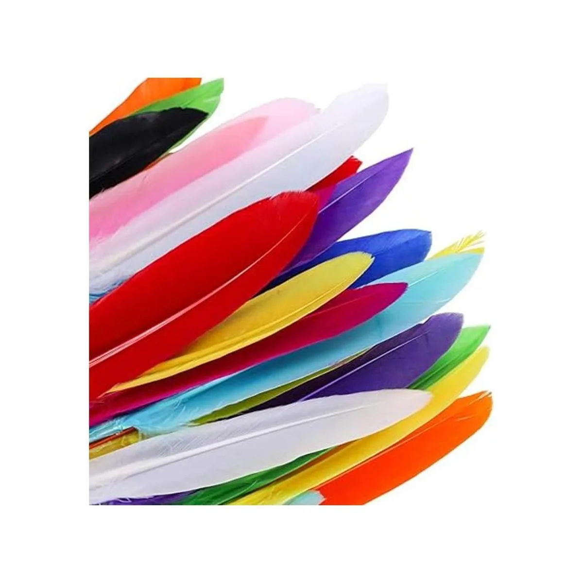 Coceca 240 plumas de ganso coloridas de 4 a 6 pulgadas_5