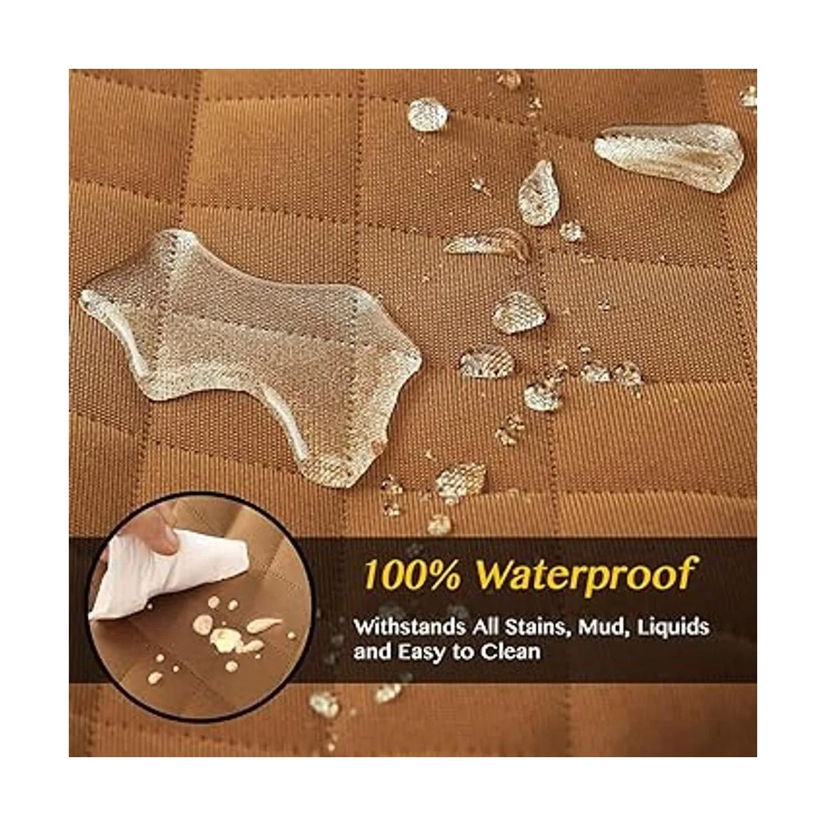 KNODEL Funda de asiento trasero 100 impermeable para_2