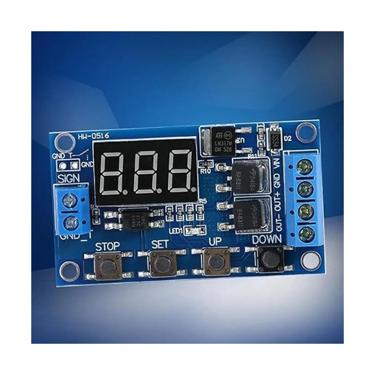 Módulo de temporizador de CC de 5 V36 V interruptor de_7