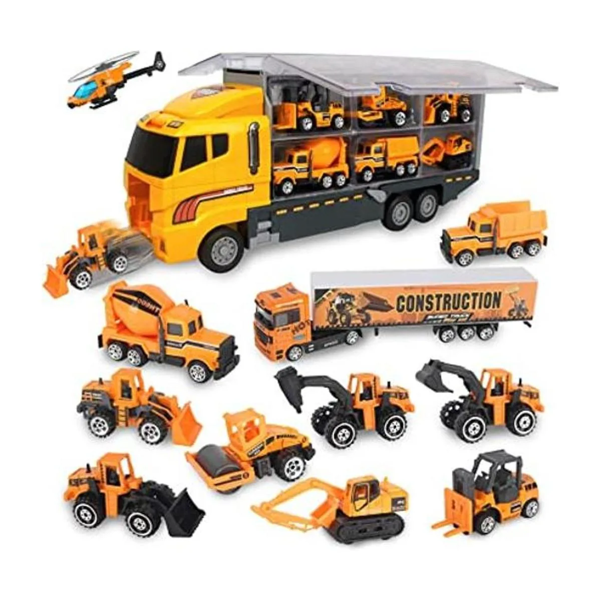 Jenilily Juguetes de construcción para camiones de_1