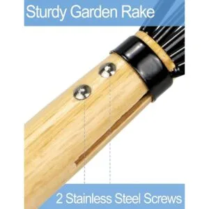 Rastrillo de garra para jardineros de 15 pulgadas acero_5