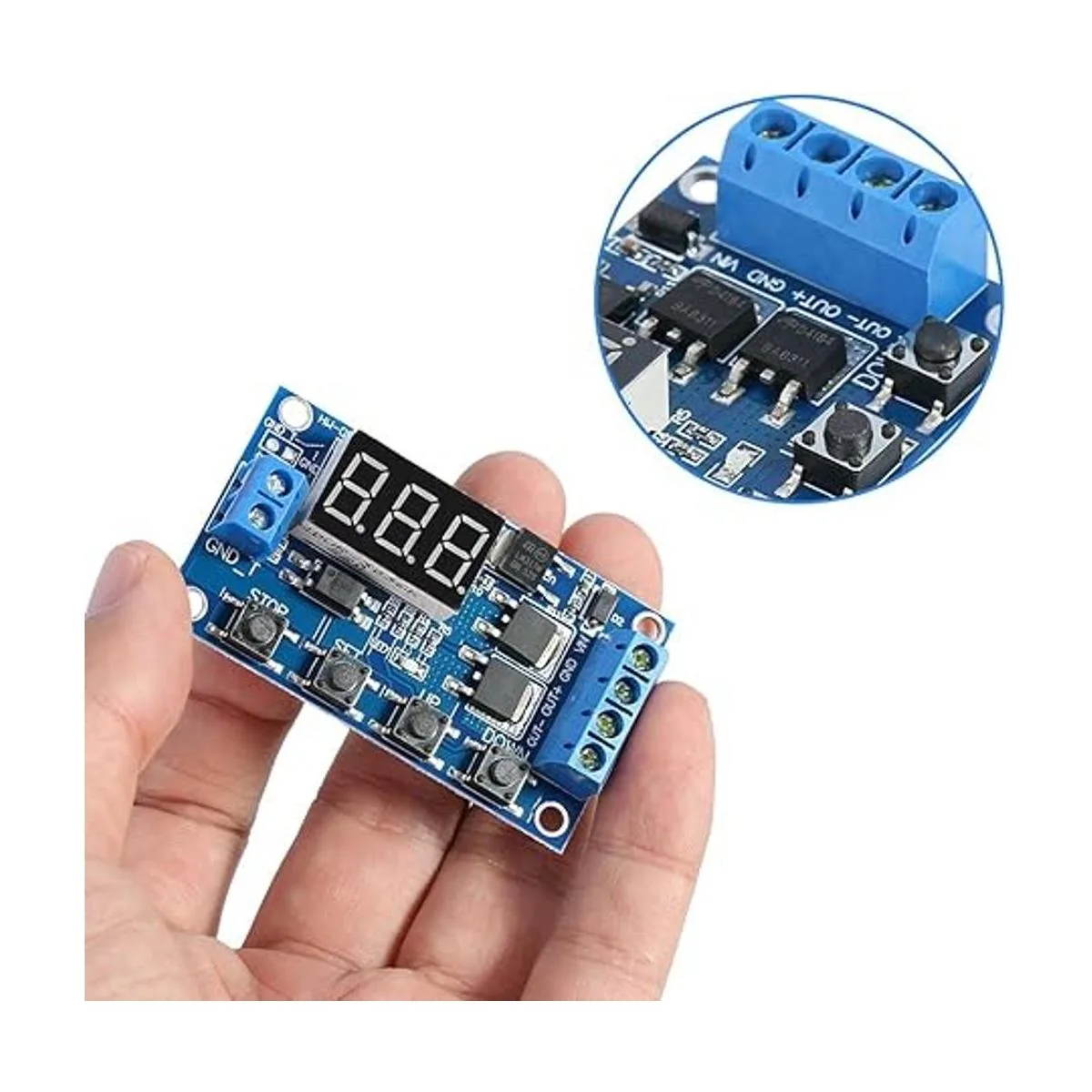 Módulo de temporizador de CC de 5 V36 V interruptor de_4