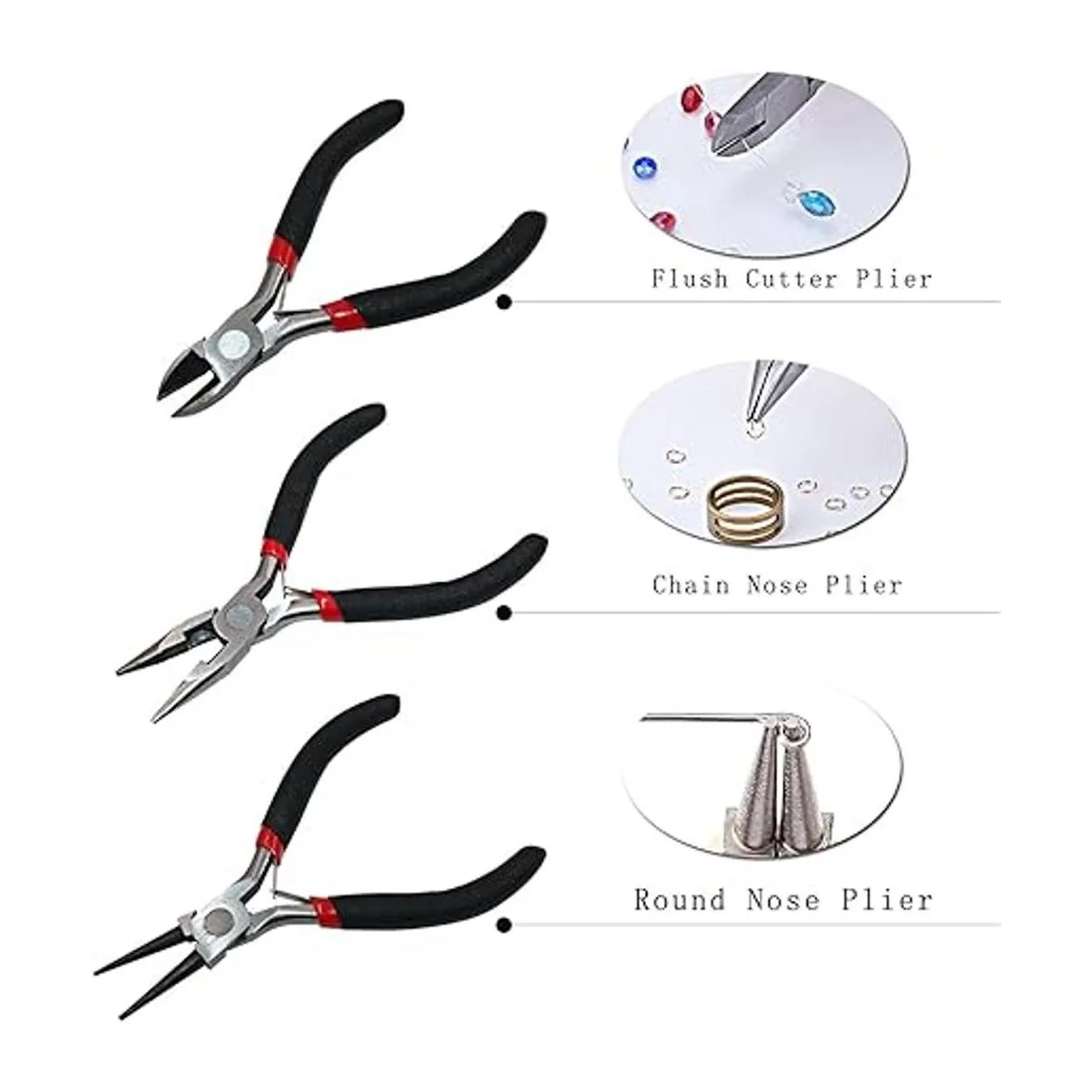 NIUPIKA Alicates de joyería herramientas para hacer_2