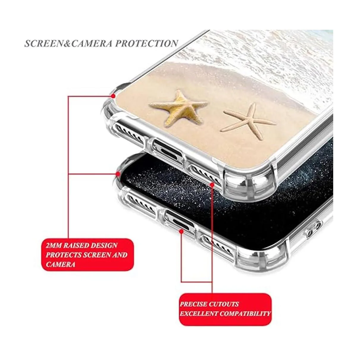 Funda para teléfono XR MUQR Gel Silicona Delgada a_4