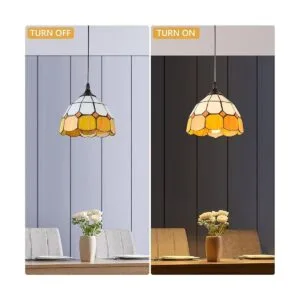 Stepeak Tiffany Lámpara colgante colgante Mini lámpara_5