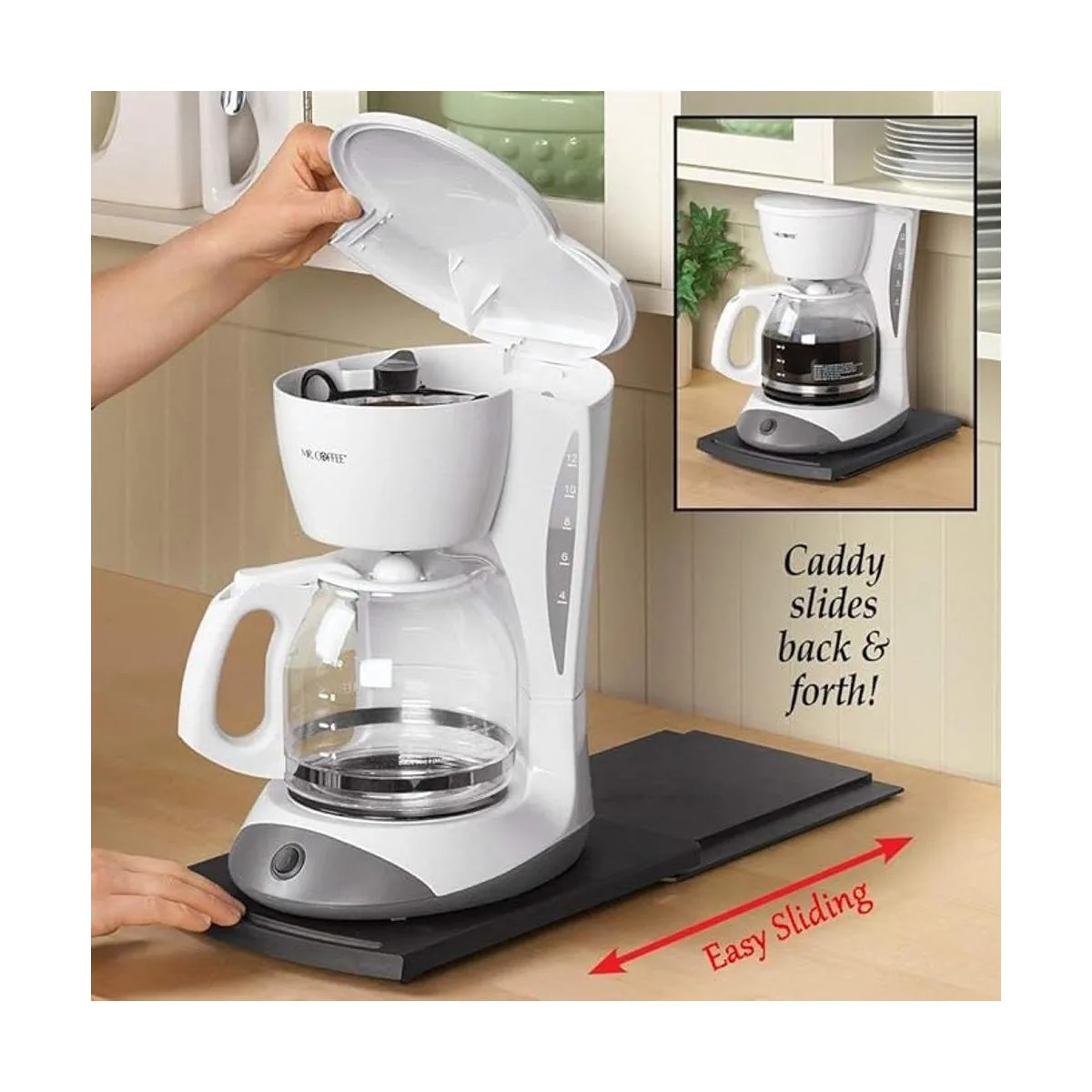 HauSun Bandeja corredera para cafetera corredera_4