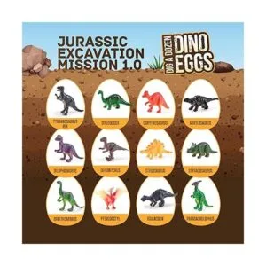 Kit de huevos de dinosaurio Abre 12 únicos huevos de_4