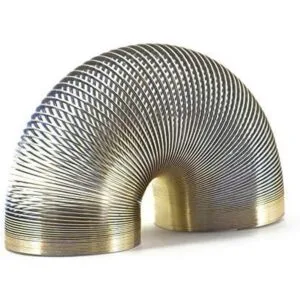 Srenta 1 pulgada Mini Metal Coil Spring Plata y Oro_3