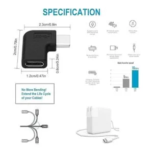 Godspin Adaptador USB de 90 grados de 90 grados_2