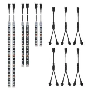 DITRIO 6 tiras de luz LED RGB de neón SMD 5050 incluye 6_1