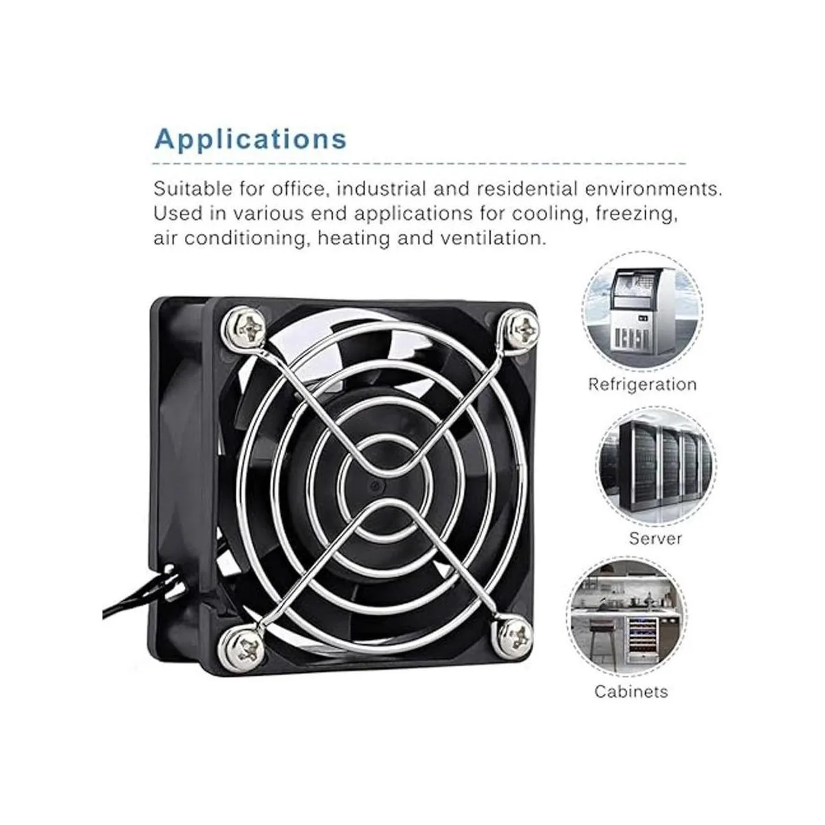 GDSTIME EC ventilador de refrigeración 2.362 in x 2.362 in_3