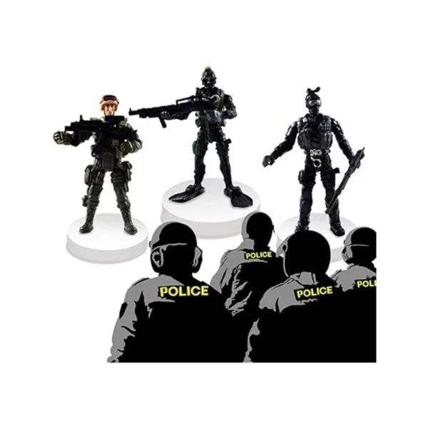 DCBEAUTIFUL Paquete de 12 unidades de soldado militar de_2