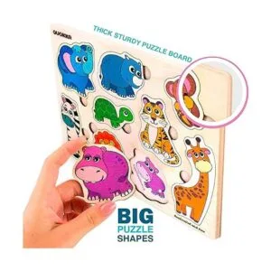 Quokka Rompecabezas de madera para niños de 1 a 3 a 5_3