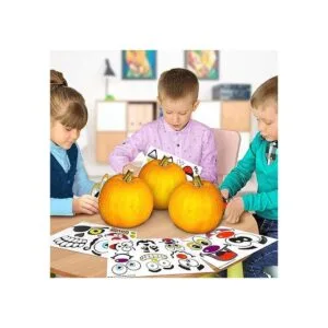 ArtCreativity Calcomanías de calabaza de Halloween para_6