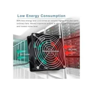 GDSTIME 4.724 in x 1.496 in AC 110 V a 240 V EC ventilador_4
