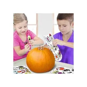 ArtCreativity Calcomanías de calabaza de Halloween para_4