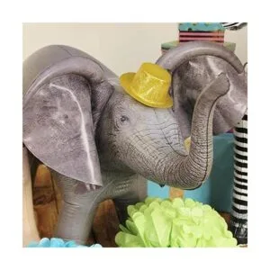 Jet Creations Elefante inflable para bebé 36 pulgadas_5