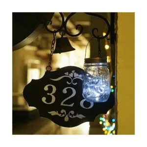 Paquete de 8 luces solares para tarros de masón 20 luces_7