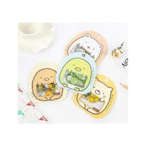 Calcomanías de PVC transparentes de animales de dibujos_4