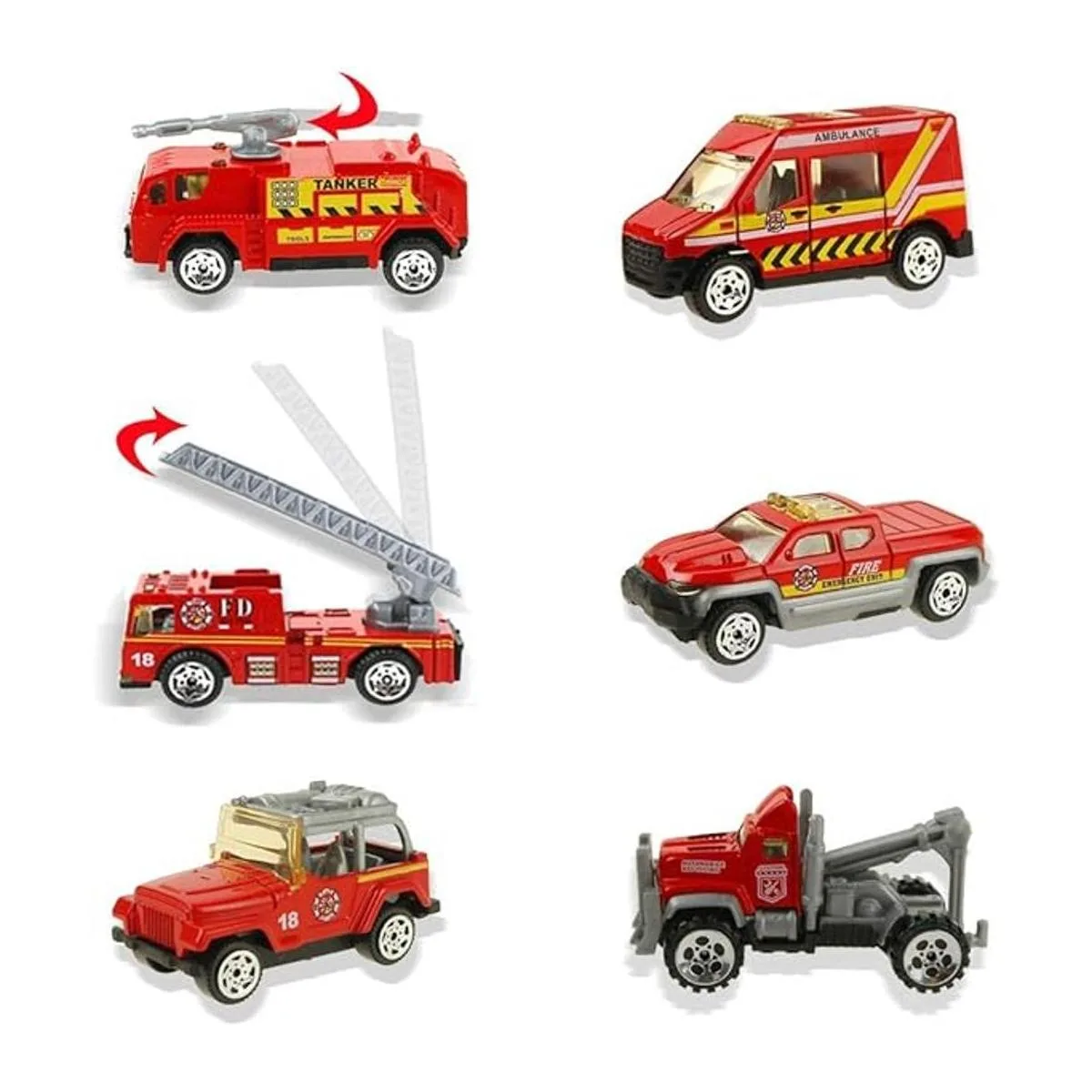 Jenilily Camiones de bomberos juguetes para niños_3