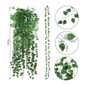 CEWOR Paquete de 24 guirnaldas de hiedra artificial de 173_2