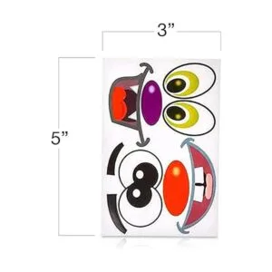 ArtCreativity Calcomanías de calabaza de Halloween para_3