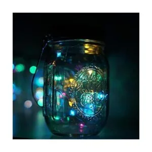Cynzia Paquete de 8 luces solares para tarro de masón 30_3